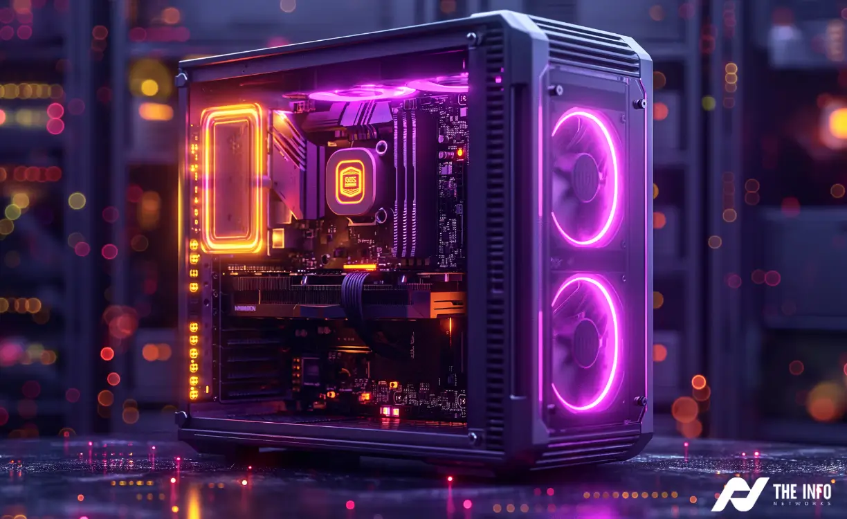 Affordable gaming PC build featuring a high-end GPU and sleek design