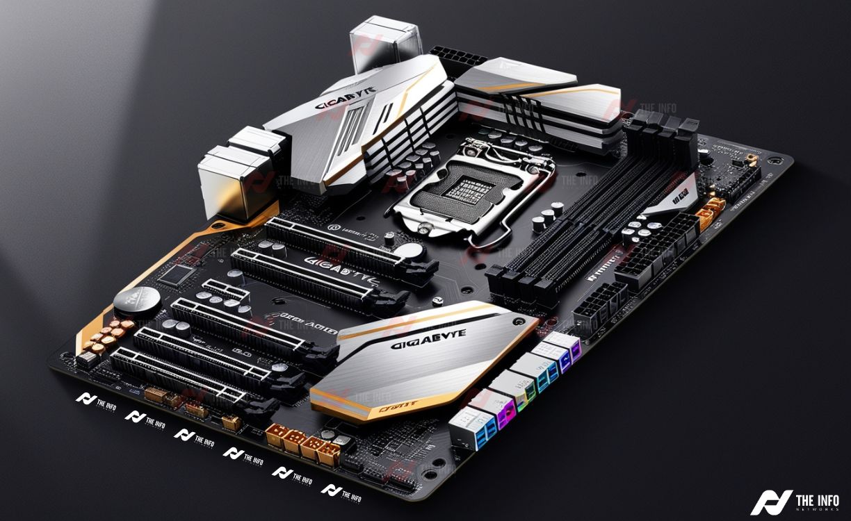 Gigabyte B550 AORUS Pro AC motherboard featuring an AM4 socket and dual M.2 slots for high-performance storage solutions