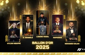 Likely Ballon d'Or 2025 contenders on stage